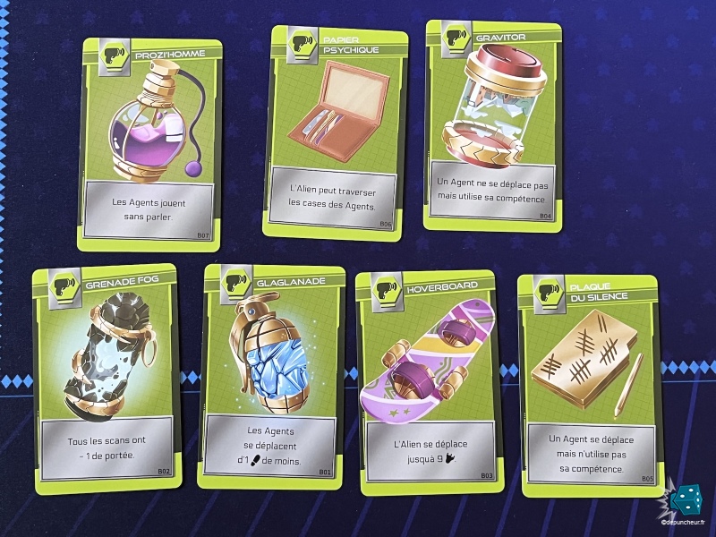 Le matos de l'Alien, bien pratique en cas de souci