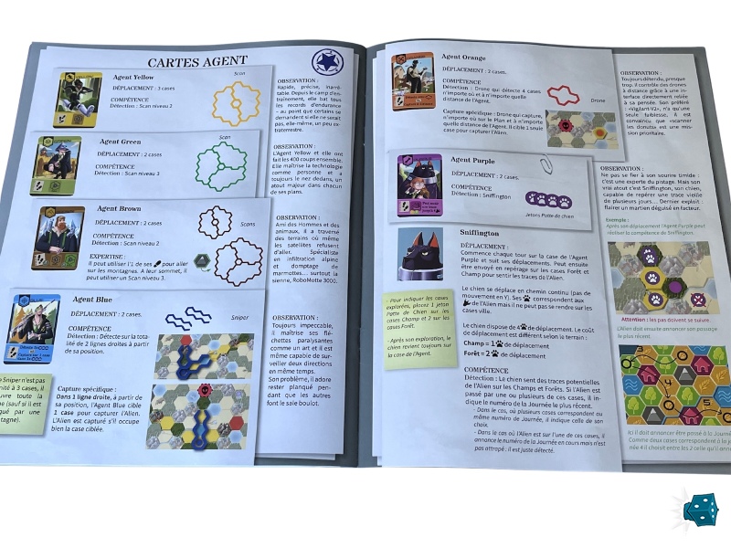 Un livret de règles clair et très détaillé