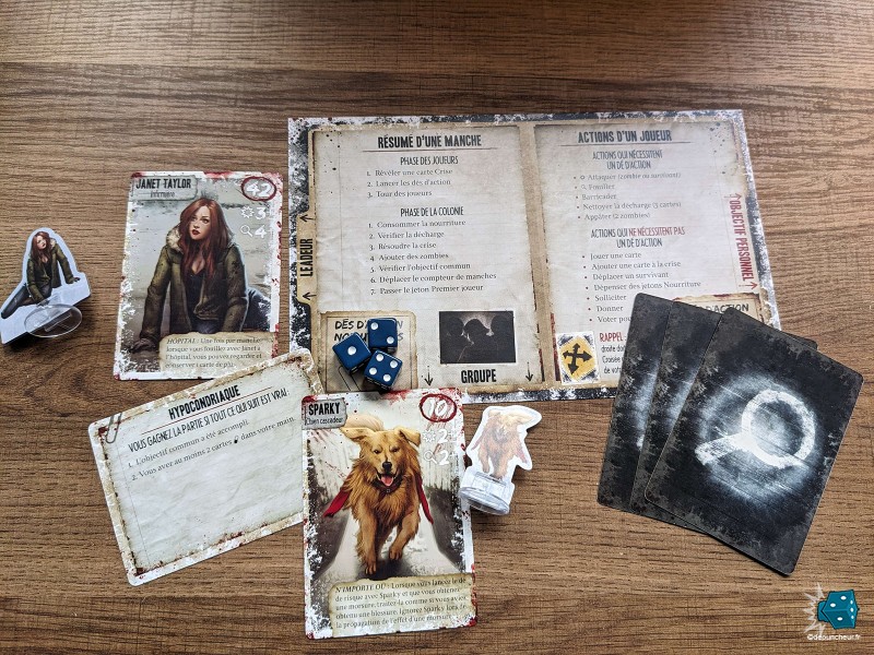 Pour cette partie, je compte sur un duo de choc : Janet et Sparky.