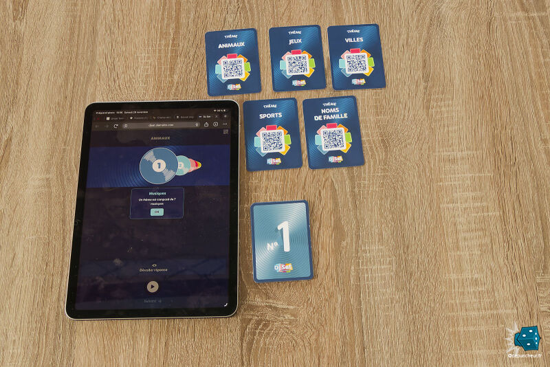 Il faudra un appareil type tablette ou téléphone