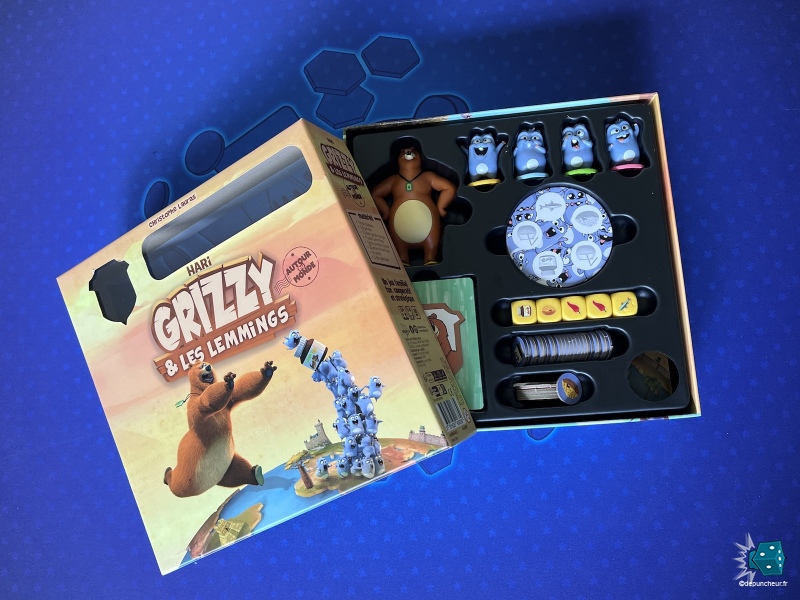 Une boite avec insert. Tout est bien placé.