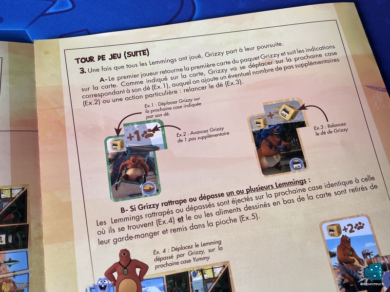 Un livret de règles clair, aéré et avec de nombreux exemples