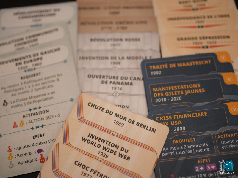 Pleins d'évènements historiques pour pimenter vos parties