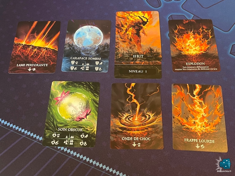 Le Boss Ifrit et son deck de carte