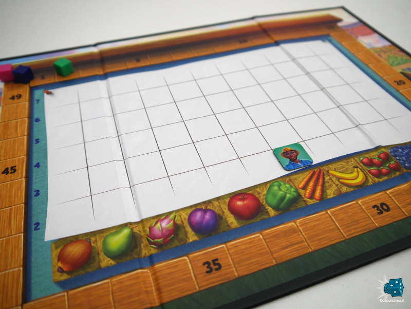 ... qui permet de placer l'une de ses tuiles Maraicher sur la grille du marché commun !