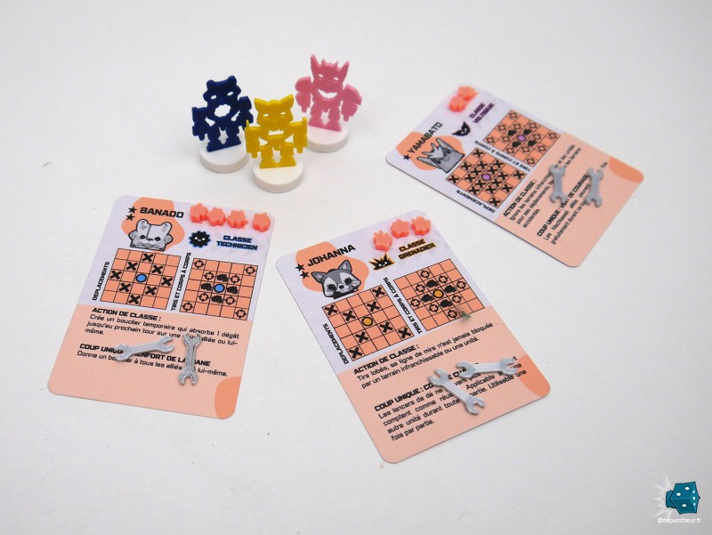 Avant l'affrontement, il faut bien choisir les trois combattants que l'on va incarner