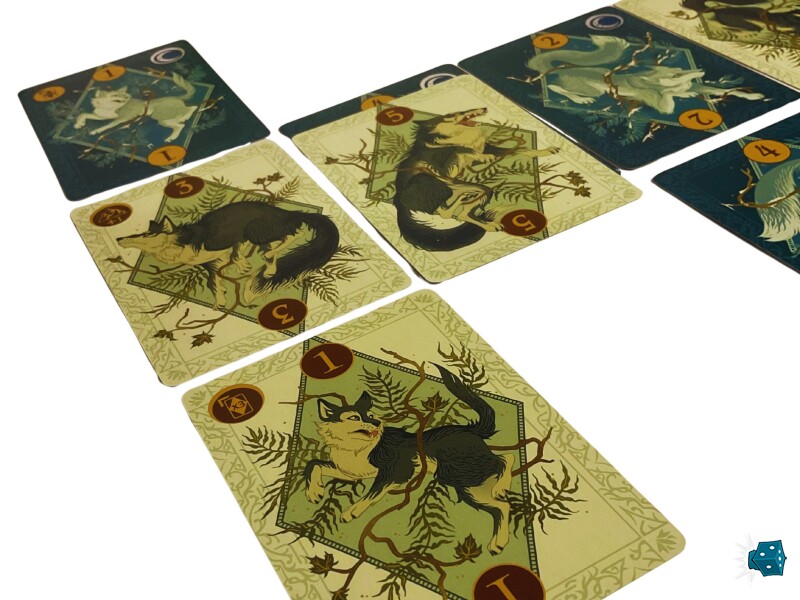 Des cartes qui vont du louveteau au chef de meute agressif.