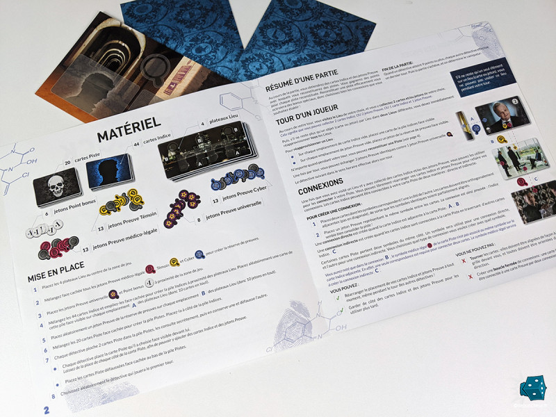 Le livret est aussi clair que concis (même si je n'ai pas compris si on pouvait garder ses éléments de côté entre 2 Pistes)