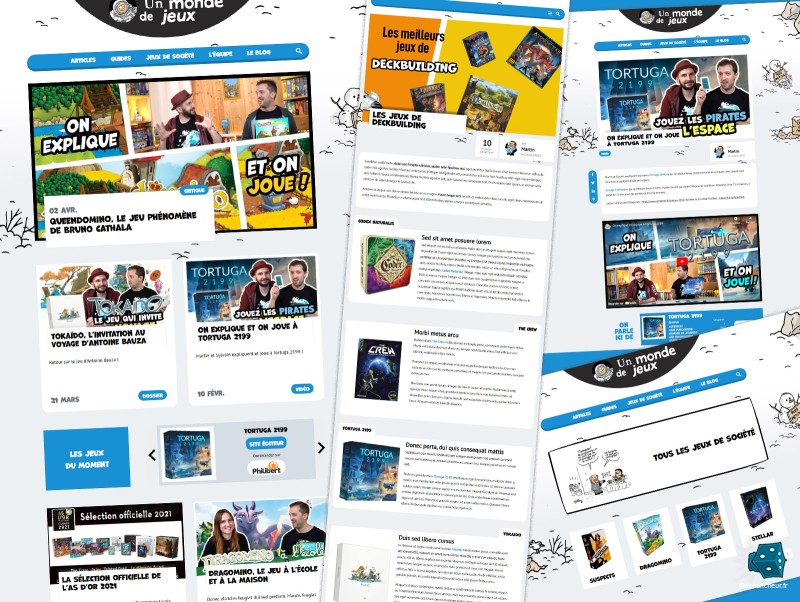 Quelques captures de l'ébauche du site UMDJ, fait entièrement de mes petites mimines !