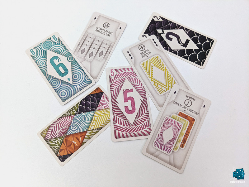 Les cartes font dans le 