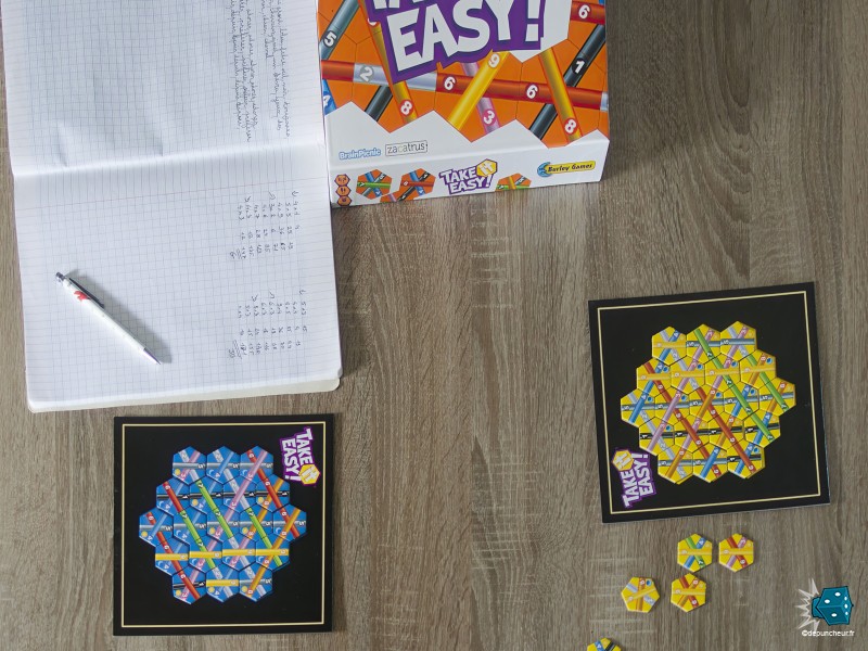 En plein calculs !  On révise nos tables de multiplication