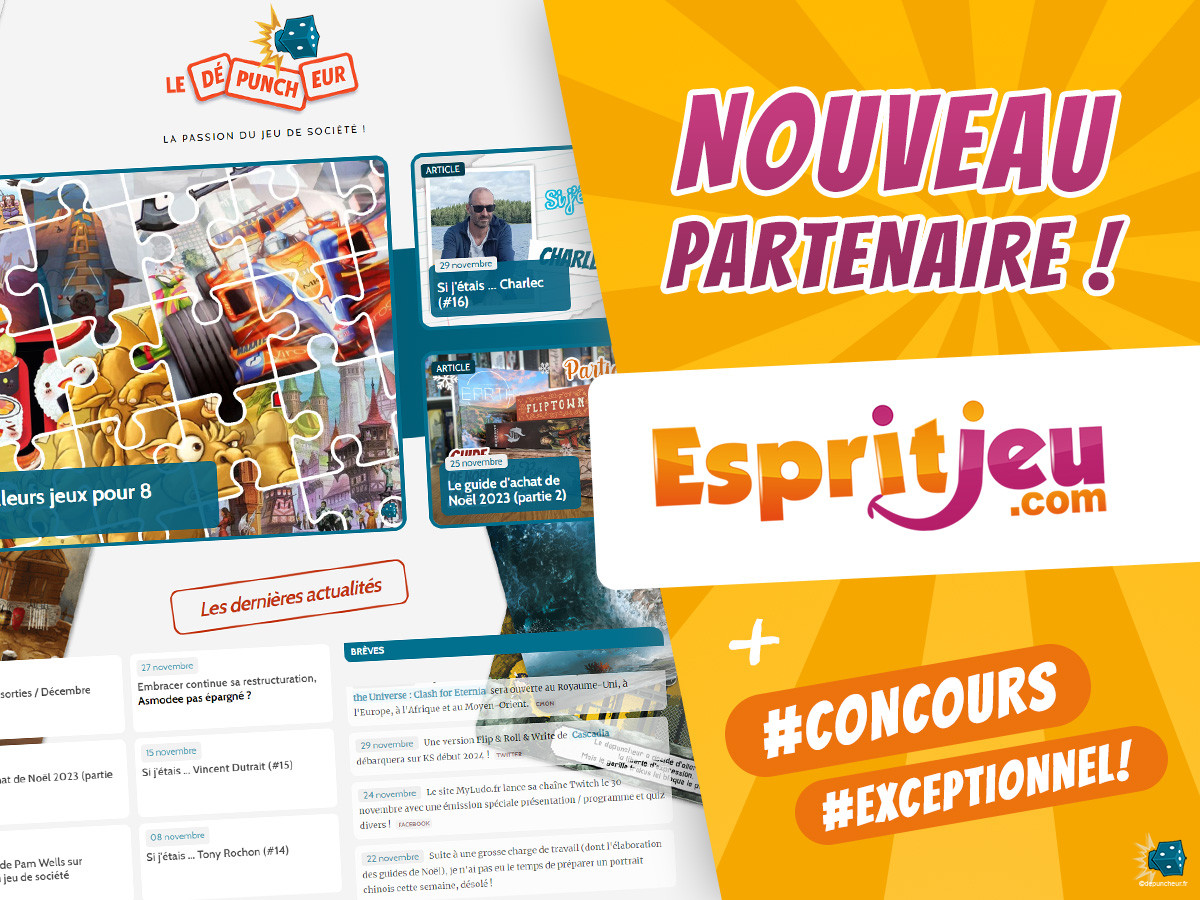 EspritJeu devient notre nouveau partenaire privilégié !