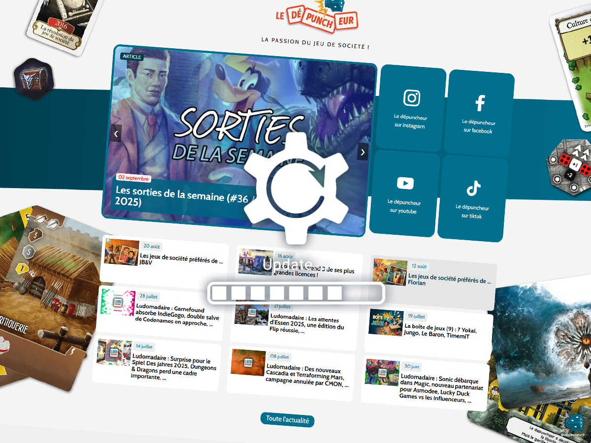 Grosse mise à jour technique ... et des changements à venir !