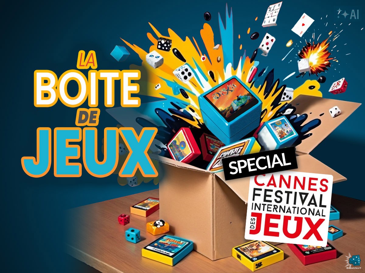 La boîte de jeux (special FIJ25) : Hutan, Paper World, Sail, Time Trouble