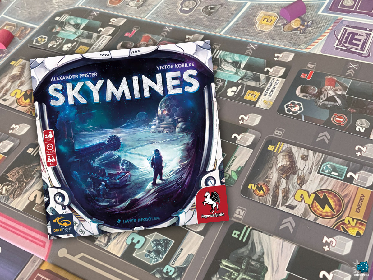 Super Meeple recupère la localisation  de Skymines, le nouveau (ancien) jeu d'Alexandre Pfister