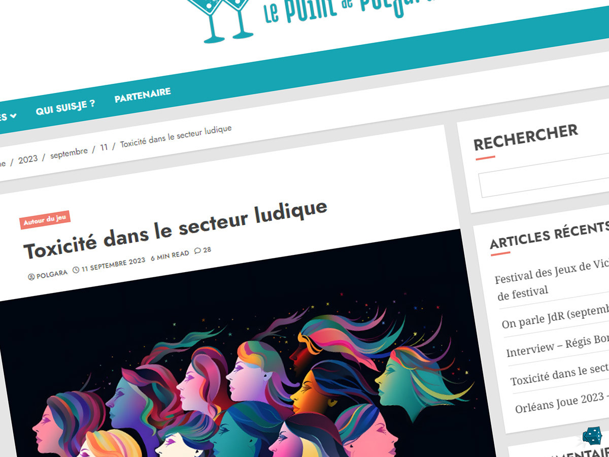 Un discord contre la toxicité masculine dans le milieu ludique