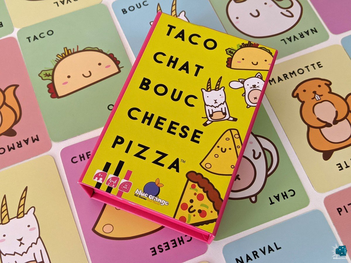 Test critique du jeu Taco Chat Bouc Cheese Pizza - Le dépuncheur